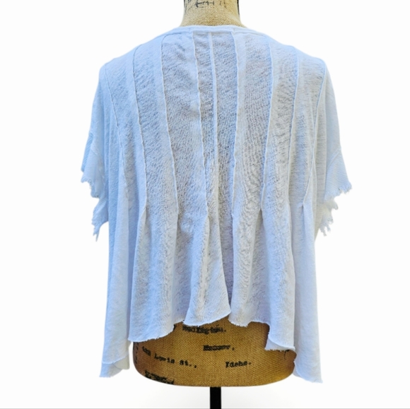 We The Free White Tie-Front Terra Tee - Picture 6 of 7